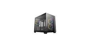 DEEPCOOL Case CG330 3F, mATX, Průhledná bočnice, 3x120mm ARGB Fan, černá