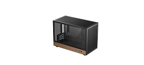 DEEPCOOL Case CH260 WOOD, mATX, Průhledná bočnice, černo-dřevěná DEEPCOOL Case CH260 WOOD, mATX, Průhledná bočnice, černo-dřevěná