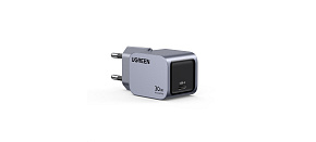 UGREEN síťová rychlonabíječka Nexode Pro 30W 1-Port USB-C, GaN, stříbrná UGREEN síťová rychlonabíječka Nexode Pro 30W 1-Port USB-C, GaN, stříbrná