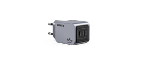 UGREEN síťová rychlonabíječka Nexode Pro 45W 2-Port USB-C, GaN, stříbrná UGREEN síťová rychlonabíječka Nexode Pro 45W 2-Port USB-C, GaN, stříbrná