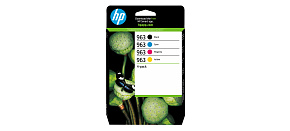 BAZAR - HP 963 CMYK Original Ink Cartridge 4-Pack (700 / 700 / 700 / 1,000 pages) - rozbaleno