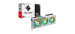 ASRock VGA AMD Radeon RX 9060 XT Steel Legend 8GB OC, RX 9060 XT, 8GB GDDR6, 2xDP, 1xHDMI