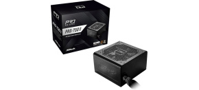 ASROCK zdroj PRO-750B, 750W, 80Plus Bronze, 120 mm, ATX 3.1 ASROCK zdroj PRO-750B, 750W, 80Plus Bronze, 120 mm, ATX 3.1