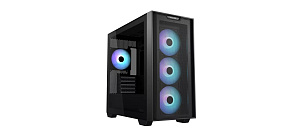 BAZAR ASUS case A21 PLUS, Mini Tower, průhledná bočnice, 4x 120mm ARGB Fan, černá (POŠKOZENÝ OBAL)