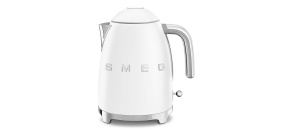 Smeg KLF03WHMEU, rychlovarná konvice, 1,7 l, (7 šálků), 2400 W, styl 50. let, matná bílá