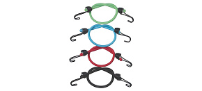 Master Lock Upínací gumy s háčky - 25 cm (4 ks / balení) Master Lock Upínací gumy s háčky - 25 cm (4 ks / balení)