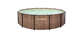 Marimex Florida bazén 4,57x1,32 m se zabudovaným skimmerem - motiv TEAK Marimex Florida bazén 4,57x1,32 m se zabudovaným skimmerem - motiv TEAK