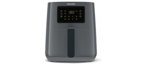 Philips 5000 series HD9255/60 fryer Single 4.1 L Stand-alone 1400 W Hot air fryer Black, Grey