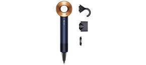 Dyson Supersonic HD07 T1/T2 fén, 1600 W, 3 rychlosti, 4 teploty, koncentrátor, pruská modrá/měděná Dyson Supersonic HD07 T1/T2 fén, 1600 W, 3 rychlosti, 4 teploty, koncentrátor, pruská modrá/měděná