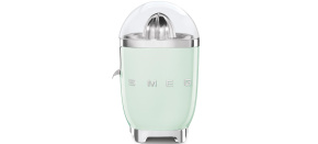 Smeg CJF11PGEU citrusový odšťavňovač, 70 W, manuální tlak, univerzální kužel z nerezové oceli, pastelově zelený