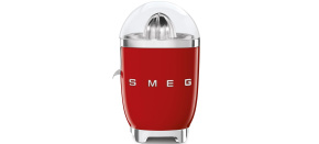 Smeg CJF11RDEU citrusový odšťavňovač, 70 W, manuální tlak, univerzální kužel z nerezové oceli, červený Smeg CJF11RDEU citrusový odšťavňovač, 70 W, manuální tlak, univerzální kužel z nerezové oceli, červený