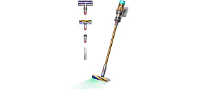 BAZAR - Dyson V12 Detect Slim Absolute 2023 Gold - Po opravě (Komplet)