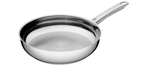 WMF Profi nerezová pánev mělká 24 cm Cromargan nerezová ocel 18/10, dno TransTherm, vhodné pro indukci, ergonomická WMF Profi nerezová pánev mělká 24 cm Cromargan nerezová ocel 18/10, dno TransTherm, vhodné pro indukci, ergonomická