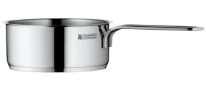 WMF Mini rendlík 12 cm 0,7 l nerezová ocel Cromargan,TransTherm®, vhodný pro indukci, ergonomický, lze mýt v myčce