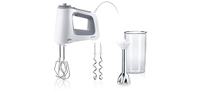 Braun MultiMix 5 HM5107WH ruční šlehač a tyčový mixér, bílá, příkon 750 W, 9 rychlostí, technologie SmartMix Braun MultiMix 5 HM5107WH ruční šlehač a tyčový mixér, bílá, příkon 750 W, 9 rychlostí, technologie SmartMix