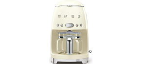 Smeg Retro Style DCF02CREU překapávač kávy béžový, 10 šálků, 1,25 l, automatický start, keep warm Smeg Retro Style DCF02CREU překapávač kávy béžový, 10 šálků, 1,25 l, automatický start, keep warm