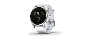 Garmin epix Pro (Gen 2) Standard Edition 42 mm Silver Whitestone Band Garmin epix Pro (Gen 2) Standard Edition 42 mm Silver Whitestone Band