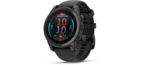 Garmin fenix® E – 47 mm, AMOLED, Slate grey steel / Černý silikonový řemínek, EU Garmin fenix® E – 47 mm, AMOLED, Slate grey steel / Černý silikonový řemínek, EU