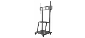 BAZAR - Manhattan univerzální TV vozík, Universal Heavy Duty TV Cart, 37" až 100" TV, černá - Poškozený obal (Komplet) BAZAR - Manhattan univerzální TV vozík, Universal Heavy Duty TV Cart, 37" až 100" TV, černá - Poškozený obal (Komplet)
