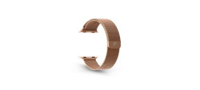 RhinoTech ocelový řemínek milánský tah pro Apple Watch 42 / 44 / 45mm růžově-zlatý RhinoTech ocelový řemínek milánský tah pro Apple Watch 42 / 44 / 45mm růžově-zlatý
