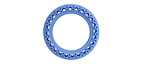 RhinoTech bezdušová pneumatika pro Scooter 8.5x2, modrá