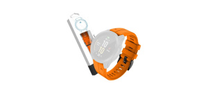 RhinoTech řemínek pro Garmin QuickFit sportovní silikonový 26mm oranžový RhinoTech řemínek pro Garmin QuickFit sportovní silikonový 26mm oranžový