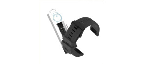 RhinoTech řemínek pro Garmin QuickFit sportovní silikonový 22mm černý RhinoTech řemínek pro Garmin QuickFit sportovní silikonový 22mm černý