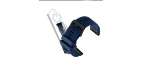 RhinoTech řemínek pro Garmin QuickFit sportovní silikonový 22mm tmavě modrý RhinoTech řemínek pro Garmin QuickFit sportovní silikonový 22mm tmavě modrý