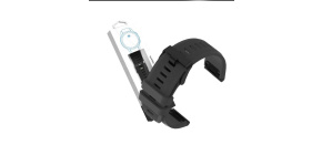 RhinoTech řemínek pro Garmin QuickFit sportovní silikonový 26mm černý RhinoTech řemínek pro Garmin QuickFit sportovní silikonový 26mm černý