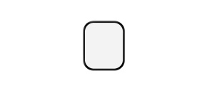 COTECi 9D Black Edge Tempered Film for Apple Watch Ultra - 49mm