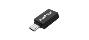 RhinoTech redukce USB-C (M) na USB-A (F), OTG, černá RhinoTech redukce USB-C (M) na USB-A (F), OTG, černá