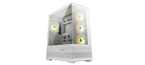 MSI case MAG PANO 110R PZ WHITE, ATX, Průhledná bočnice, 4x 120mm ARGB Fan, bílá MSI case MAG PANO 110R PZ WHITE, ATX, Průhledná bočnice, 4x 120mm ARGB Fan, bílá