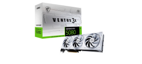 BAZAR - MSI VGA NVIDIA GeForce RTX 5080 16G VENTUS 3X OC WHITE, RTX 5080, 16GB GDDR7, 3xDP, 1xHDMI - Po opravě (Bez příš
