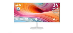 MSI LCD PRO MP341CQW, 34" 3440x1440 Curved, VA, 100Hz, 4ms, VESA 100x100mm, N/A, White