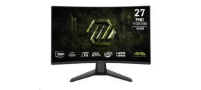 MSI LCD MAG 274CF X24, 27", 1920x1080, Rapid VA, 0,5 ms, VESA 100x100, Black