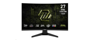 MSI LCD MAG 275CF X24, 27", 1920x1080, Rapid VA, 0,5 ms, VESA 100x100, Black MSI LCD MAG 275CF X24, 27", 1920x1080, Rapid VA, 0,5 ms, VESA 100x100, Black