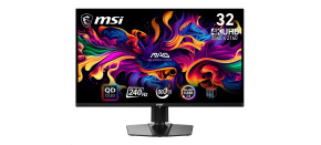 MSI LCD MAG 321UPX QD-OLED, 31,5" 3840x2160, 240Hz, 0,03ms, USB, DP, HDMI, Audio, VESA, Black