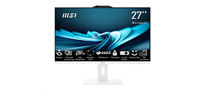 MSI PC AiO PRO AP272P 14M-1086XEU, Core i3 14100, 27" FHD, Anti-Glare, Non-Touch, 16GB, 512GB SSD, N/A, No OS, White MSI PC AiO PRO AP272P 14M-1086XEU, Core i3 14100, 27" FHD, Anti-Glare, Non-Touch, 16GB, 512GB SSD, N/A, No OS, White