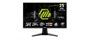 MSI LCD MAG 255XF, 24.5", 1920x1080, Rapid IPS, 0,5ms, VESA 100x100, Black