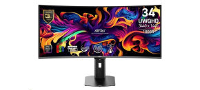 MSI LCD MPG 341CQR QD-OLED X36, 34", 3440x1440, QD OLED, 0,03 ms, VESA 100x100, Black