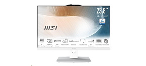 MSI PC AiO Modern AM242P 1M-2089XEU, Core 5 120U, 23.8 FHD, Anti-Glare, Non-Touch, 16GB, 512GB SSD, N/A, No OS, White MSI PC AiO Modern AM242P 1M-2089XEU, Core 5 120U, 23.8 FHD, Anti-Glare, Non-Touch, 16GB, 512GB SSD, N/A, No OS, White