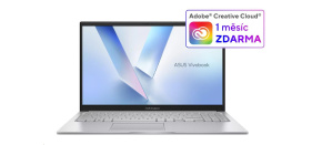 ASUS NTB Vivobook 15 (X1504VA-BQ3871W), Core 5 120U, 15.6" FHD, 8GB, 512GB SSD, Intel, W11 Home, Cool Silver ASUS NTB Vivobook 15 (X1504VA-BQ3871W), Core 5 120U, 15.6" FHD, 8GB, 512GB SSD, Intel, W11 Home, Cool Silver