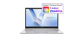 ASUS NTB Vivobook 14 (X1404VA-EB1759W), Core 5 120U, 15.6" 1920 x 1080, 16GB, 512GB SSD, Intel, W11 Home, Silver ASUS NTB Vivobook 14 (X1404VA-EB1759W), Core 5 120U, 15.6" 1920 x 1080, 16GB, 512GB SSD, Intel, W11 Home, Silver