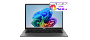 ASUS NTB Vivobook S14 (M3407GA-OLED015W), Ryzen AI 7 445, 14" 1920x1200, 16GB, 1TB SSD, Radeon, W11 Home, Matte Gray ASUS NTB Vivobook S14 (M3407GA-OLED015W), Ryzen AI 7 445, 14" 1920x1200, 16GB, 1TB SSD, Radeon, W11 Home, Matte Gray