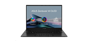 ASUS NTB Zenbook 14 (UM3406GA-OLED078W), Ryzen AI 7 445, 14" 1920 x 1200, 16GB, 1TB SSD, Radeon, W11 Home, Black