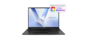 ASUS NTB Vivobook 16 (M1605NAQ-OLED135W), R5 150, 16" 1920x1200 OLED, 16GB, 1TB SSD, Radeon, W11 Home, Indie Black ASUS NTB Vivobook 16 (M1605NAQ-OLED135W), R5 150, 16" 1920x1200 OLED, 16GB, 1TB SSD, Radeon, W11 Home, Indie Black
