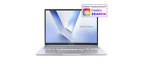 ASUS NTB Vivobook 14 (M1405NAQ-LY016W), R5 150, 14" 1920x1200, 16GB, 512GB SSD, Radeon, W11 Home, Cool Silver ASUS NTB Vivobook 14 (M1405NAQ-LY016W), R5 150, 14" 1920x1200, 16GB, 512GB SSD, Radeon, W11 Home, Cool Silver