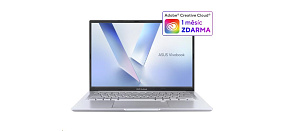 ASUS NTB Vivobook 14 (M1405NAQ-LY057), R5 150, 14" 1920x1200, 8GB, 512GB SSD, Radeon, No OS, Cool Silver ASUS NTB Vivobook 14 (M1405NAQ-LY057), R5 150, 14" 1920x1200, 8GB, 512GB SSD, Radeon, No OS, Cool Silver