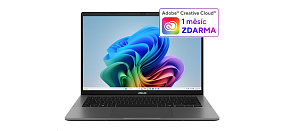 ASUS NTB Vivobook S14 (M3407KA-OLED094W), Ryzen AI 5 330, 14" 1920 x 1200, 32GB, 1TB SSD, Radeon, W11 Home, Gray