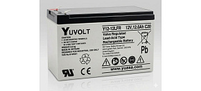 Baterie - YUVOLT Y12-12FR (12V; 12Ah; faston F2-6,3mm; životnost 3-5let) Baterie - YUVOLT Y12-12FR (12V; 12Ah; faston F2-6,3mm; životnost 3-5let)